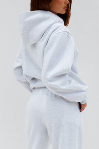 RNWY WIDE LEG TRACK PANT - GREY MARLE