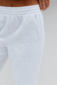 RNWY WIDE LEG TRACK PANT - GREY MARLE