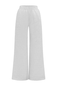 RNWY WIDE LEG TRACK PANT - GREY MARLE