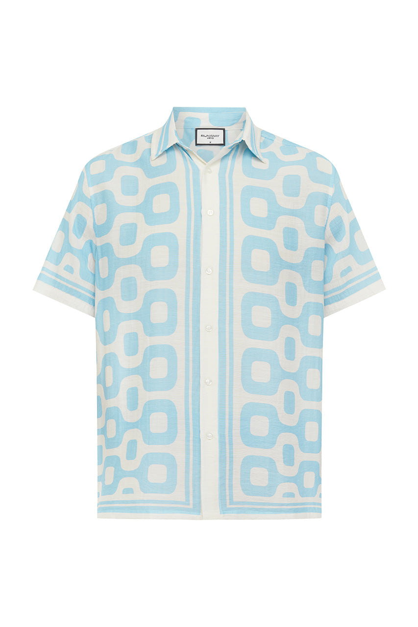 ROMAN SHIRT - BLUE/WHITE