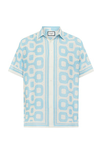 ROMAN SHIRT - BLUE/WHITE