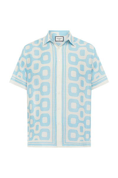 ROMAN SHIRT - BLUE/WHITE