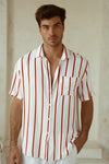 ELIJAH SHIRT - RED STRIPE