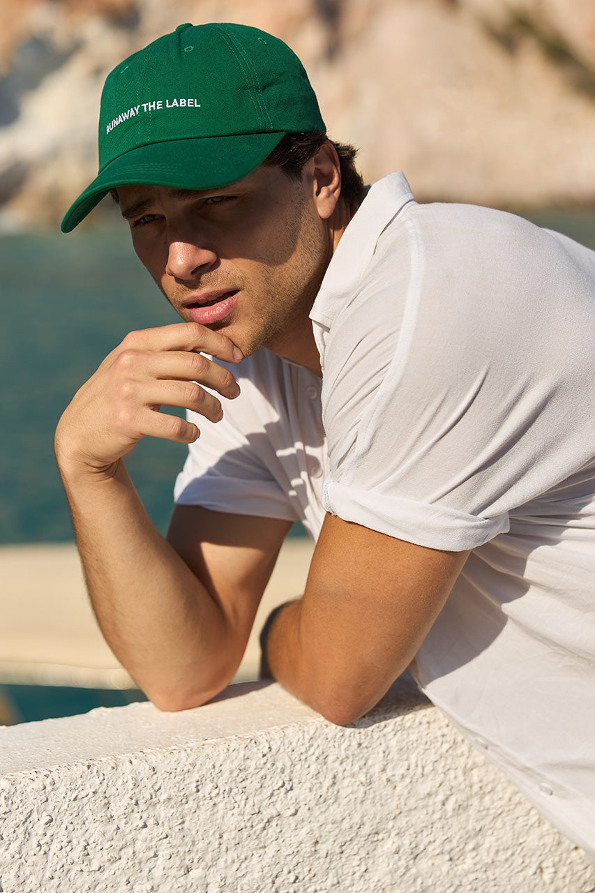 RUNAWAY PLAIN  CAP - EMERALD