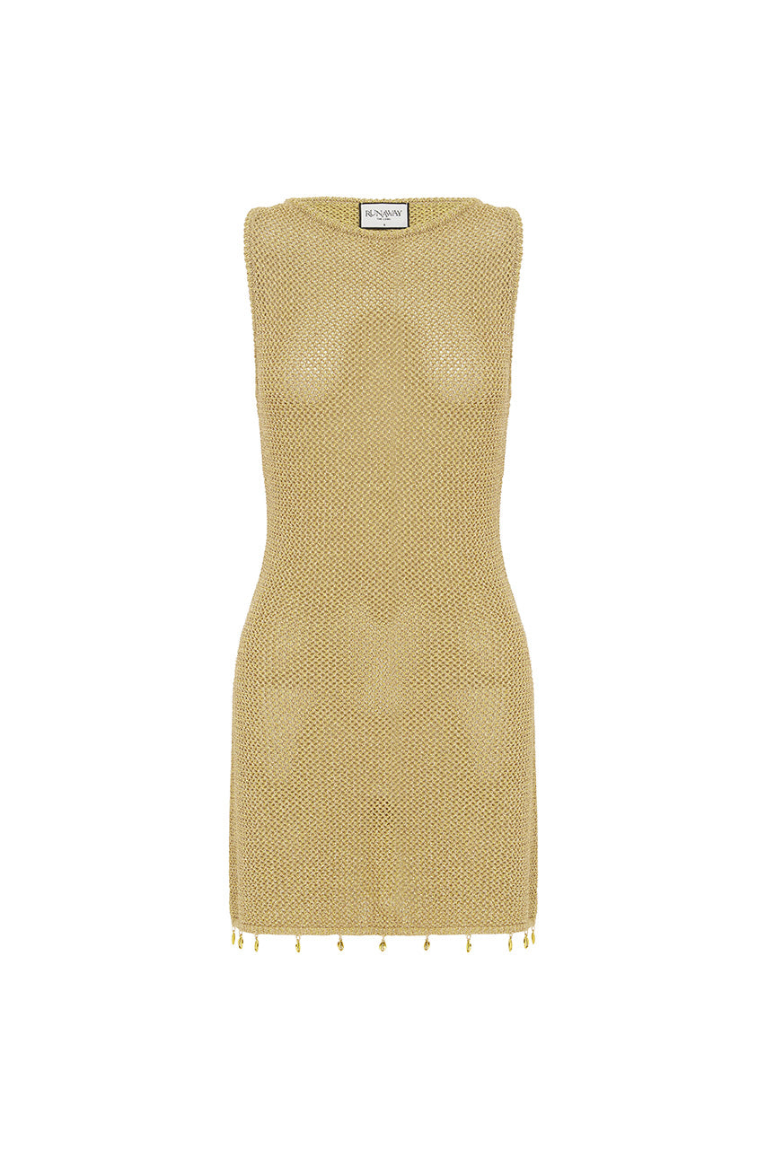 ARIYA MINI DRESS - GOLD