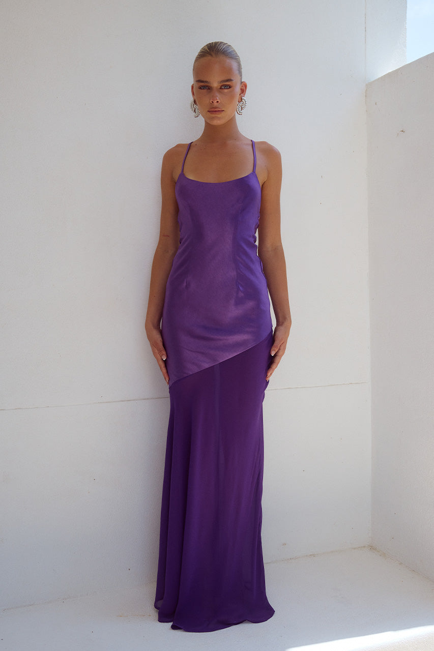 SAMANI MAXI DRESS - PURPLE