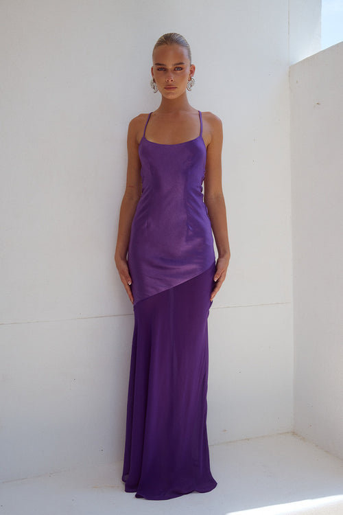 SAMANI MAXI DRESS - PURPLE