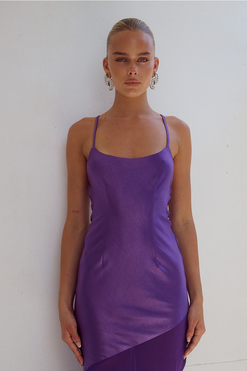 SAMANI MAXI DRESS - PURPLE