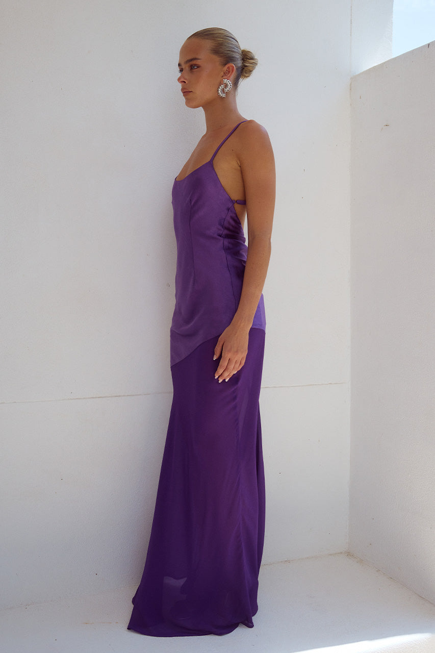 SAMANI MAXI DRESS - PURPLE