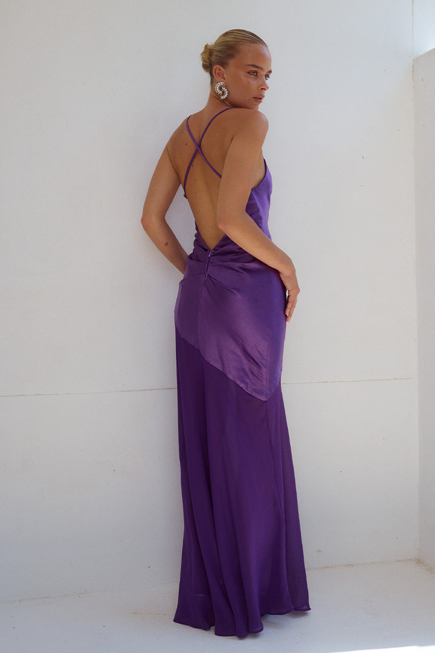 SAMANI MAXI DRESS - PURPLE