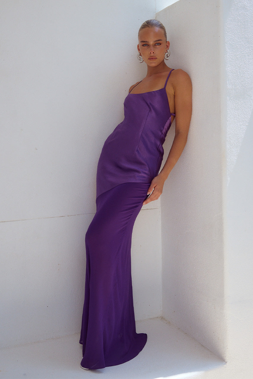 SAMANI MAXI DRESS - PURPLE
