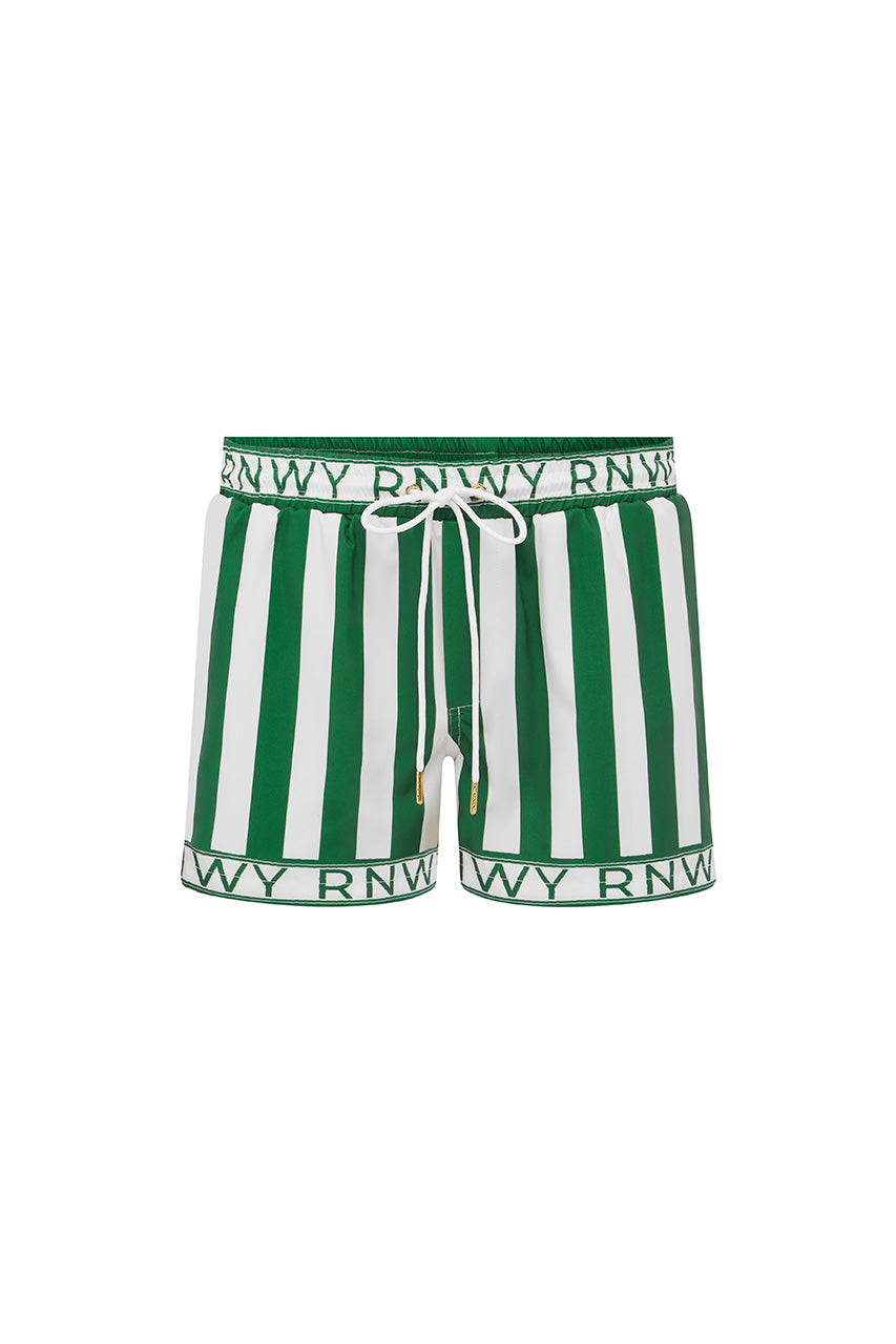 SARDINIA SHORT - GREEN STRIPE