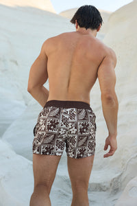 SARDINIA BOARDSHORT - AMIRA CHOC