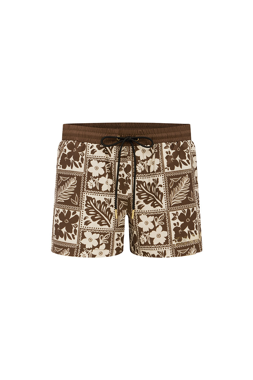 SARDINIA BOARDSHORT - AMIRA CHOC