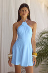 SHELBIE MINI DRESS - SKY BLUE