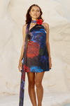 SERINA MINI DRESS - DARK FLORAL