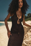 SONOMA MAXI DRESS - CHOCOLATE