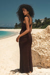 SONOMA MAXI DRESS - CHOCOLATE