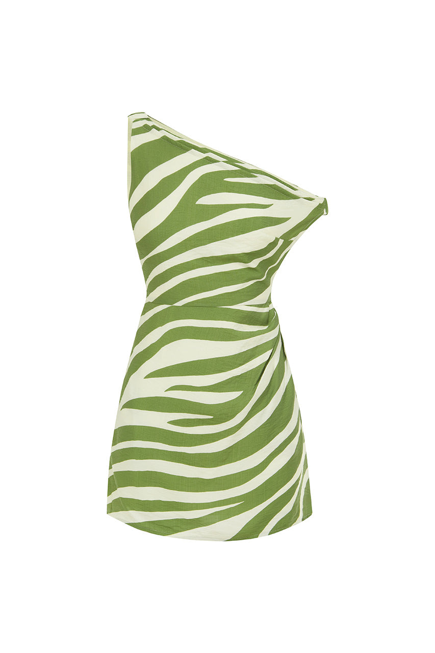 STEFANI MINI DRESS - KHAKI