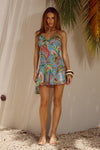 SURREY MINI DRESS - CARINA PRINT
