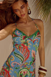 SURREY MINI DRESS - CARINA PRINT
