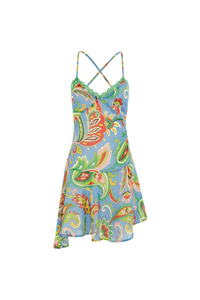 SURREY MINI DRESS - CARINA PRINT