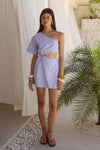 SUZANNA MINI DRESS - PURPLE