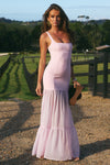 TAHLIA SQUARE NECK MAXI DRESS - PETAL