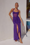 TALLULA MAXI DRESS - PURPLE