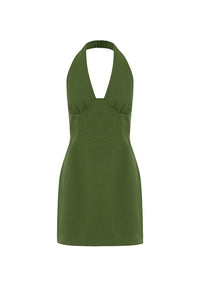 TANZIA MINI DRESS - KHAKI