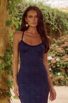TASMIN MAXI DRESS - NAVY