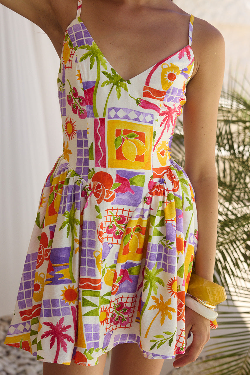 TILDAH MINI DRESS - TILDAH MULTI