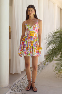 TILDAH MINI DRESS - TILDAH MULTI