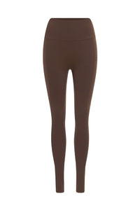 TILLY HIGH WAISTED LEGGINGS - CHOCOLATE