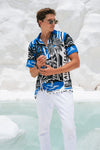TROPEZ SHIRT - BLUE/BLACK