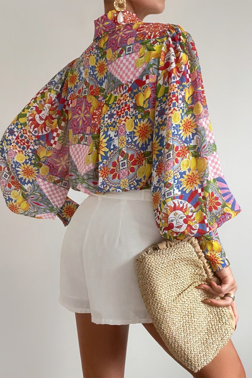 FLEETWOOD BLOUSE - ANACAPRI PINK