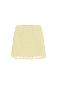 VALERIE MINI SKIRT - LEMON