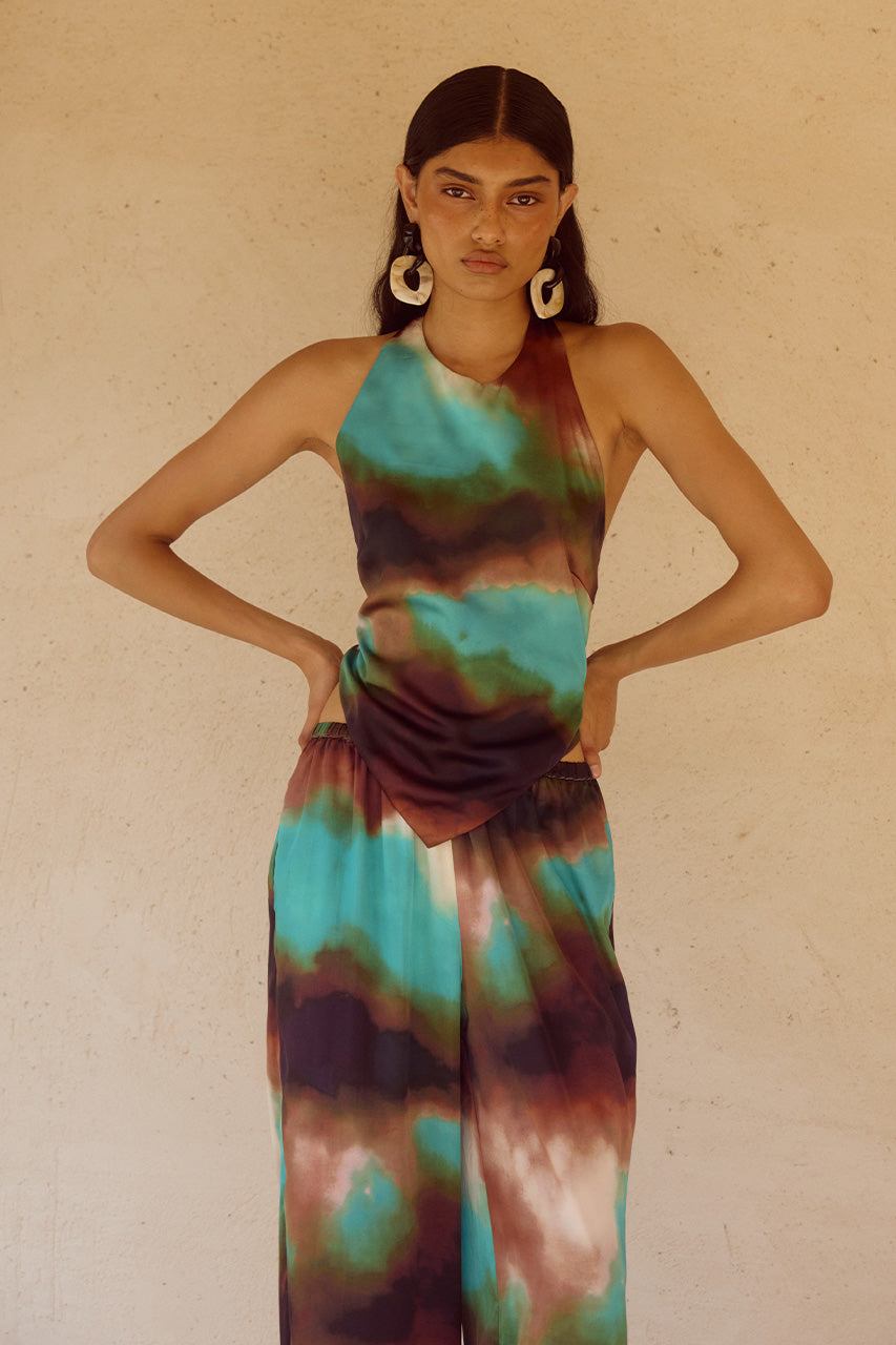 VEGA HALTER TOP - VEGA CHOCOLATE