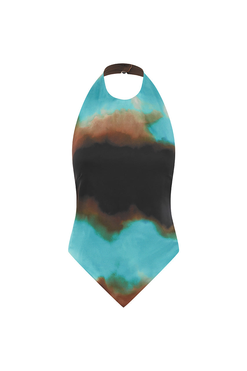 VEGA HALTER TOP - VEGA CHOCOLATE