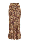VERITY MAXI SKIRT - LEOPARD PRINT