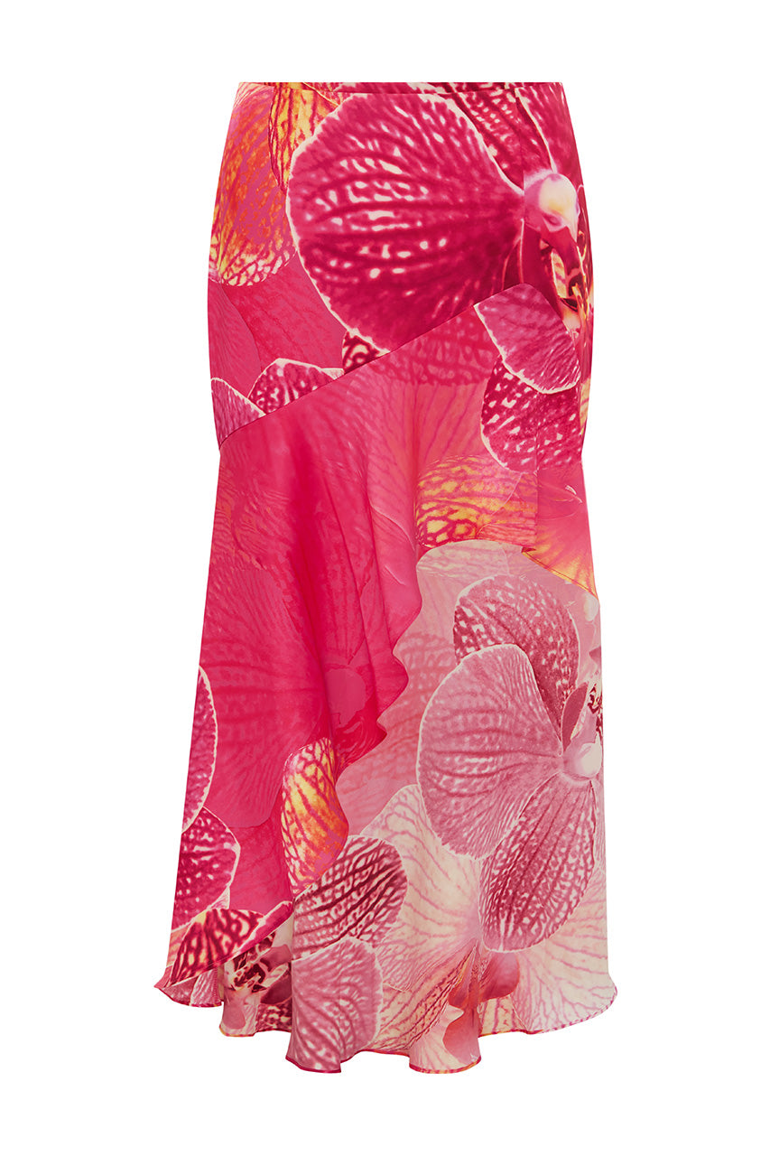 VIKI MIDI SKIRT - ISABEL PINK