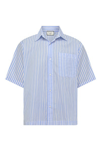 VINCENZO SHIRT - SKY BLUE/WHITE STRIPE