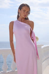 VIOLA ONE SHOULDER MAXI DRESS - PETAL