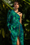 KANA MIDI DRESS - CALISTA GREEN