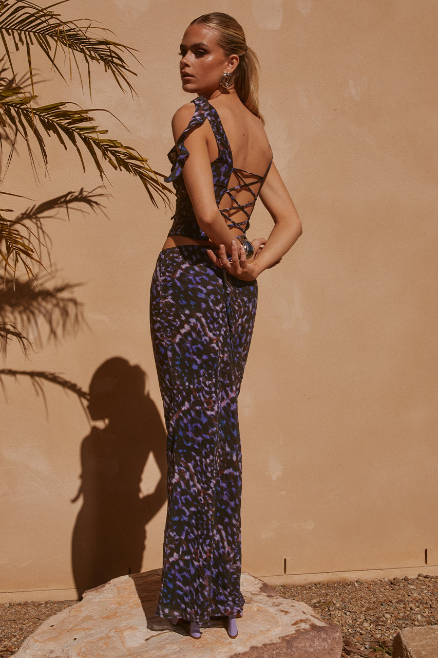 OXANA MAXI SKIRT - IRIS OXANA