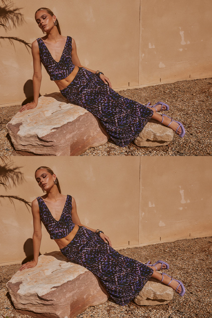 OXANA MAXI SKIRT - IRIS OXANA