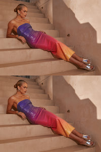 MALIBU MIDI DRESS - SUNSET
