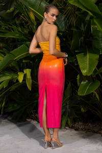 MALIBU MIDI DRESS - TROPICAL