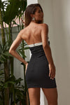 CECILIA MINI DRESS - BLACK