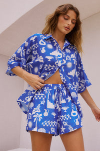 HANNA SHIRT - COVE BLUE